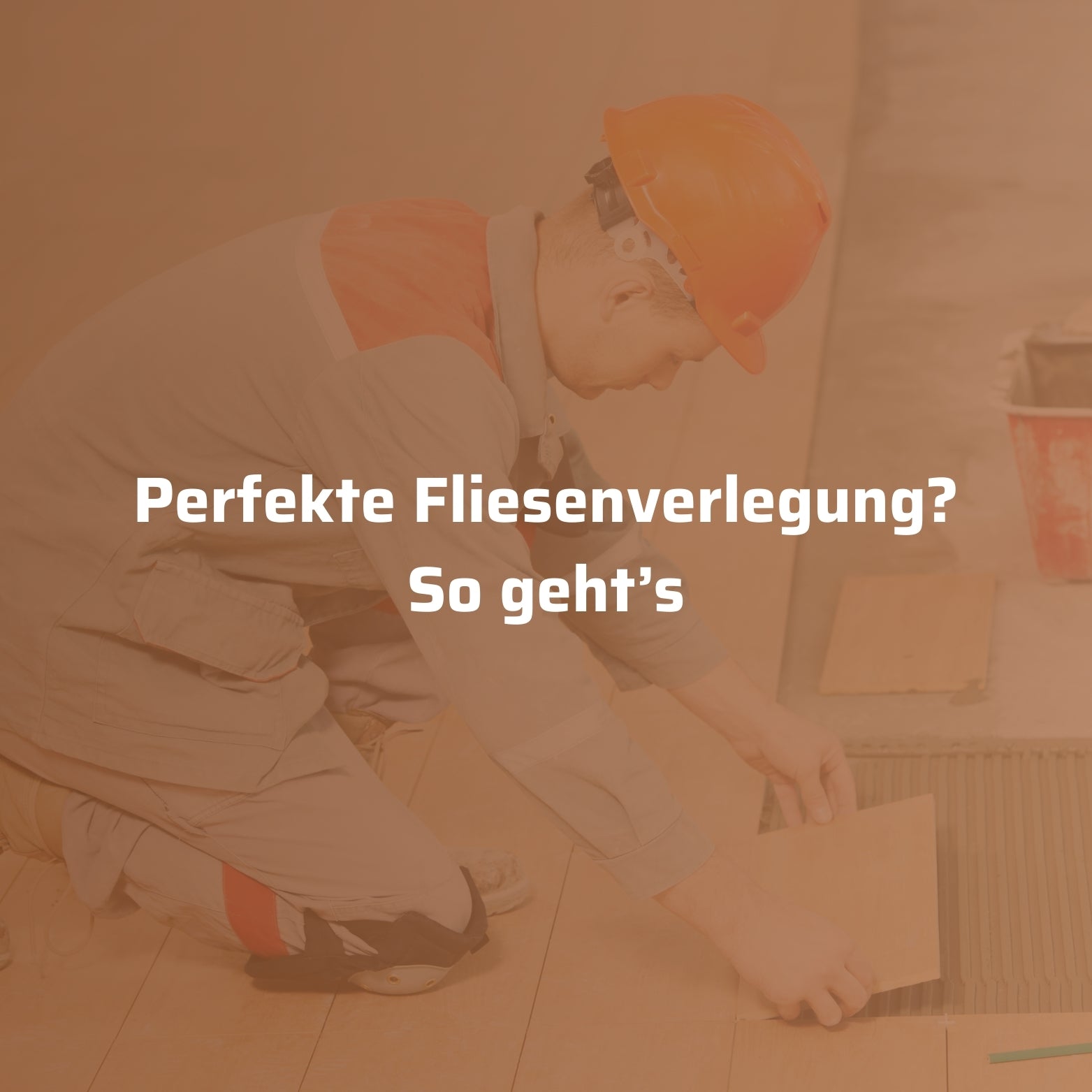 Fliesenverlegung Nivelliersysteme