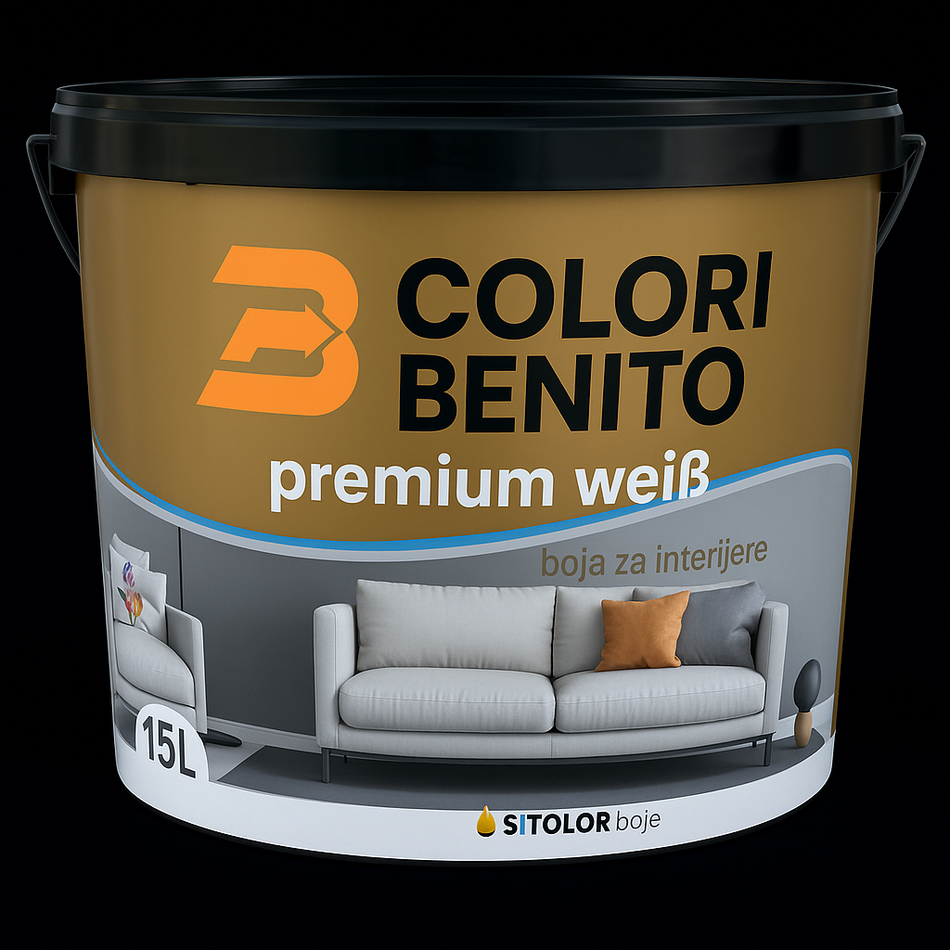 Colori-Benito Premium Weiß (Wand/Malerfarbe) - Benito Markt